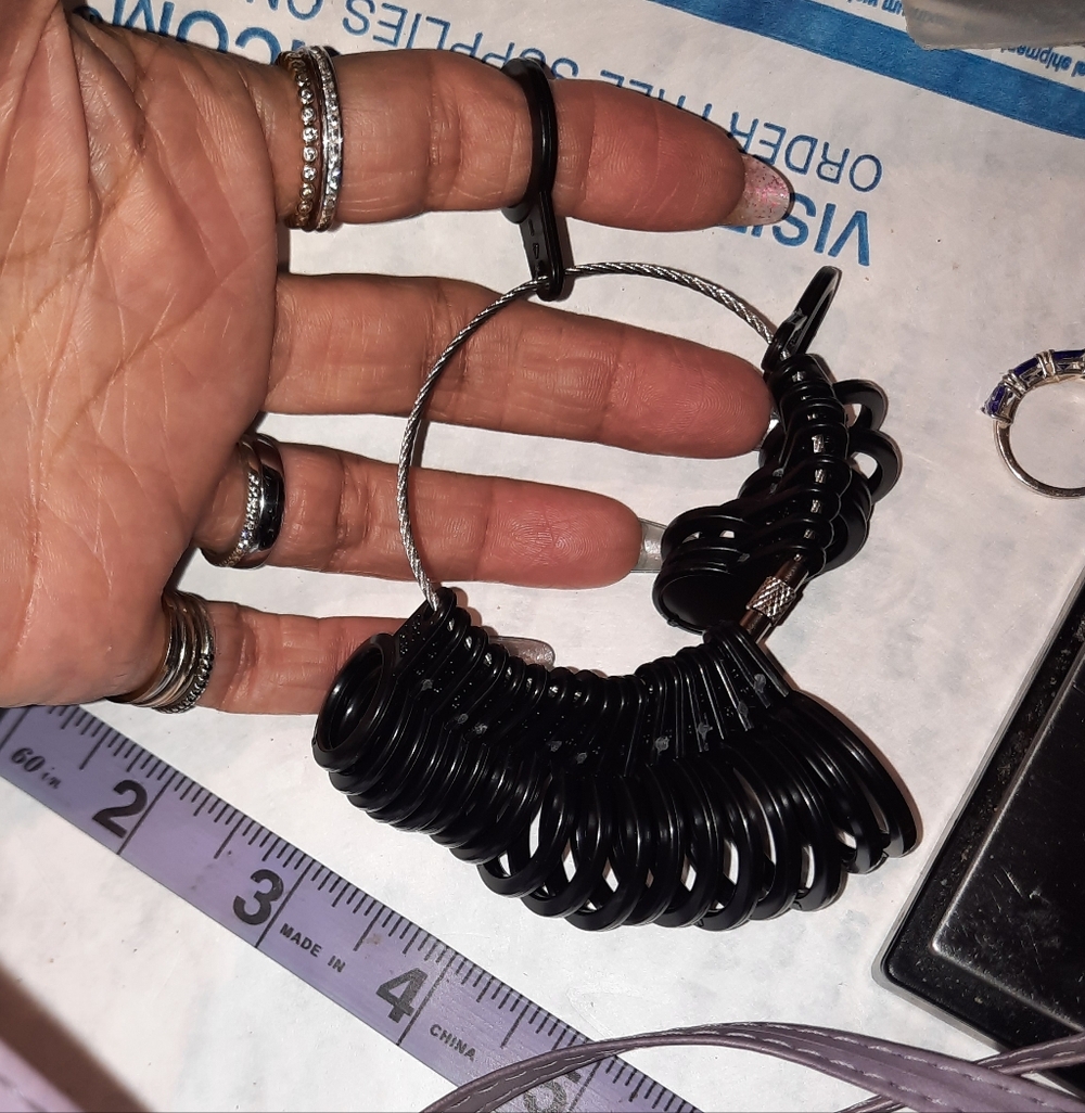 NIP FINGER GAUGE RING SIZER JEWELRY TOOLS From Zero Up To Size 13